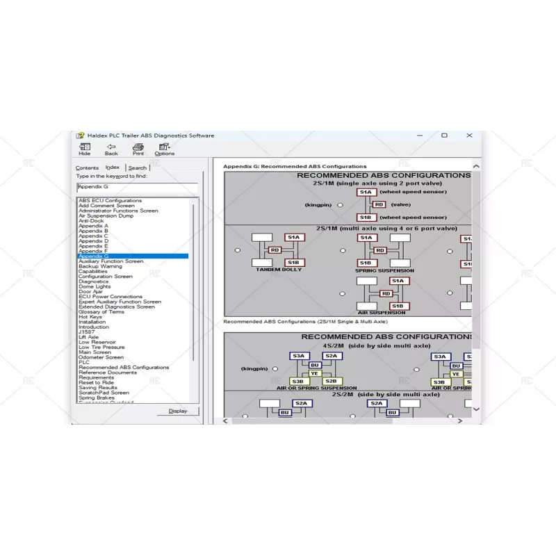 HALDEX TRAILER ABS DIAGNOSTICS 3.1