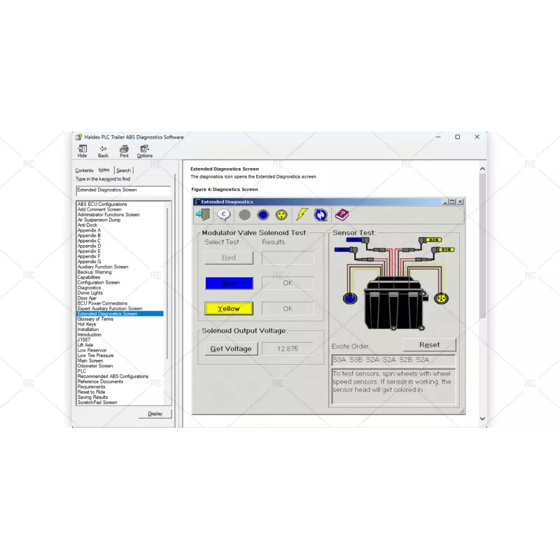 HALDEX TRAILER ABS DIAGNOSTICS 3.1