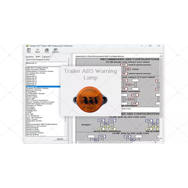 HALDEX TRAILER ABS DIAGNOSTICS 3.1