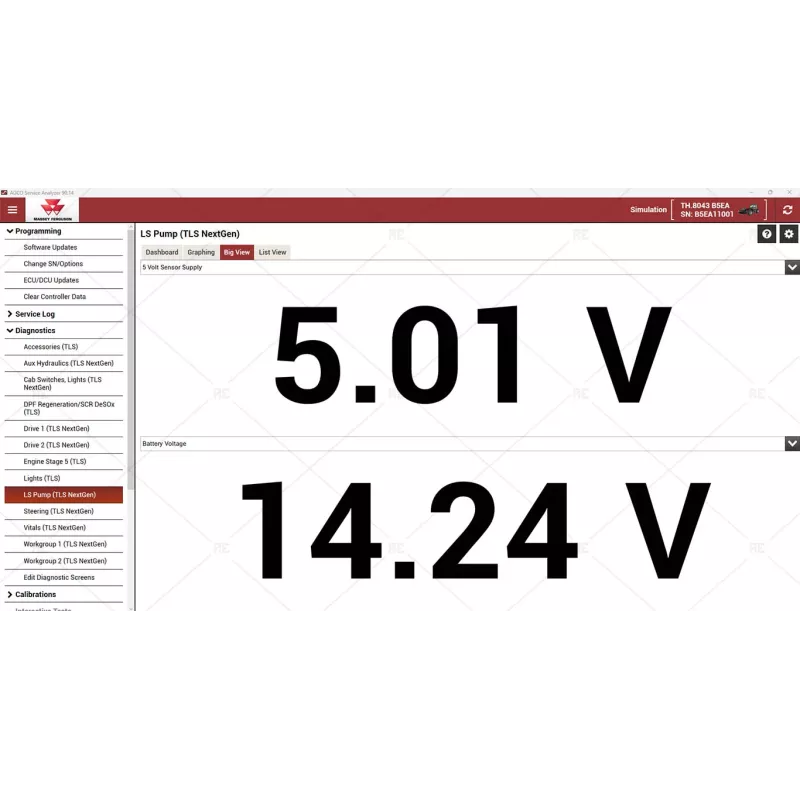 AGCO SERVICE ANALYZER 90.14