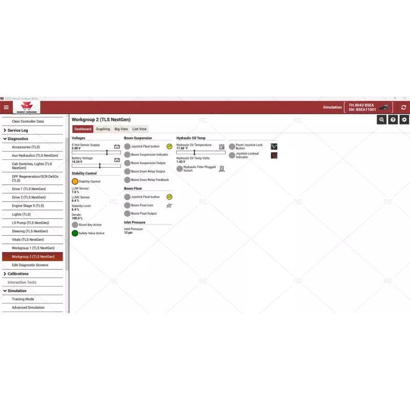 AGCO SERVICE ANALYZER 90.14