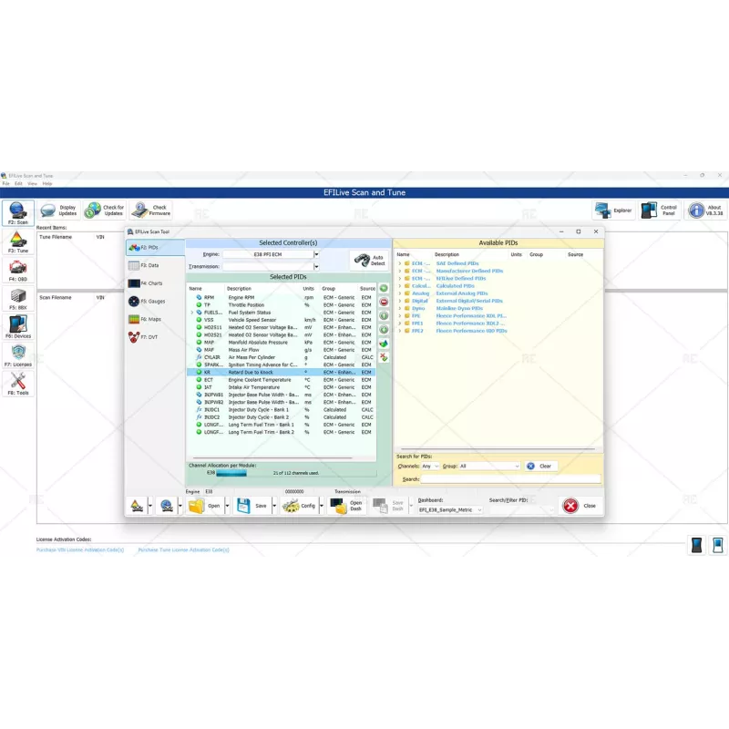 EFI LIVE SCAN AND TUNE 8.3.38