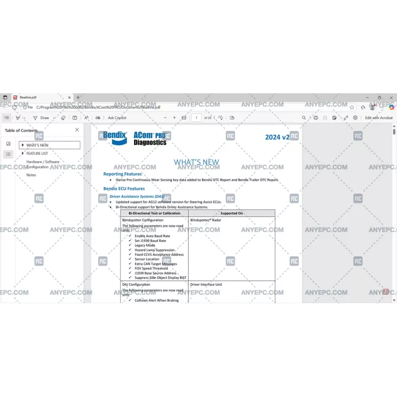 BENDIX ACOM PRO 2024 V2.1