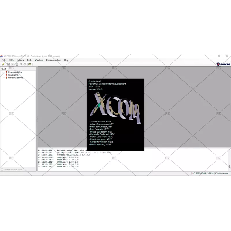 COMPLETE SET BY SCANIA