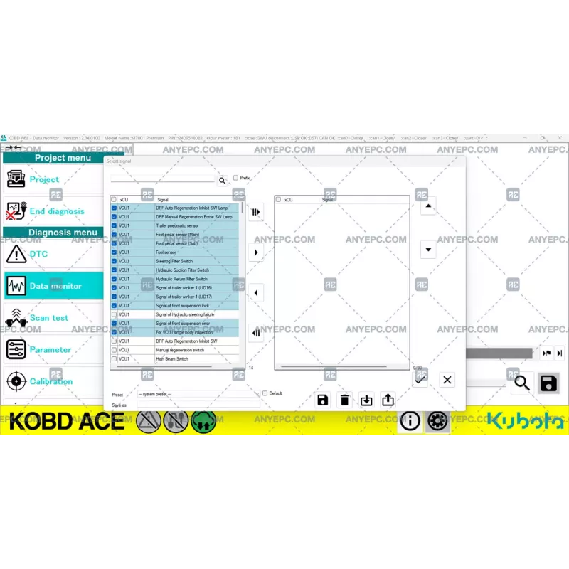 KUBOTA ON BOARD DIAGNOSTIC ACE v2.04.0100 [2024.01]