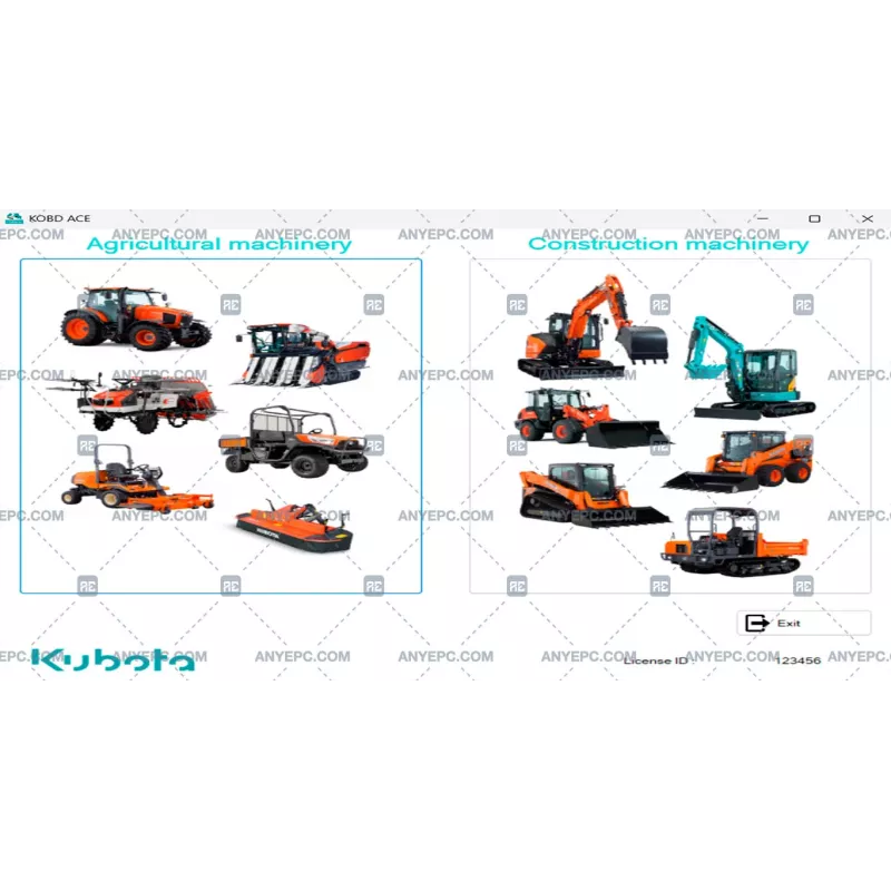 KUBOTA ON BOARD DIAGNOSTIC ACE v2.04.0100 [2024.01]