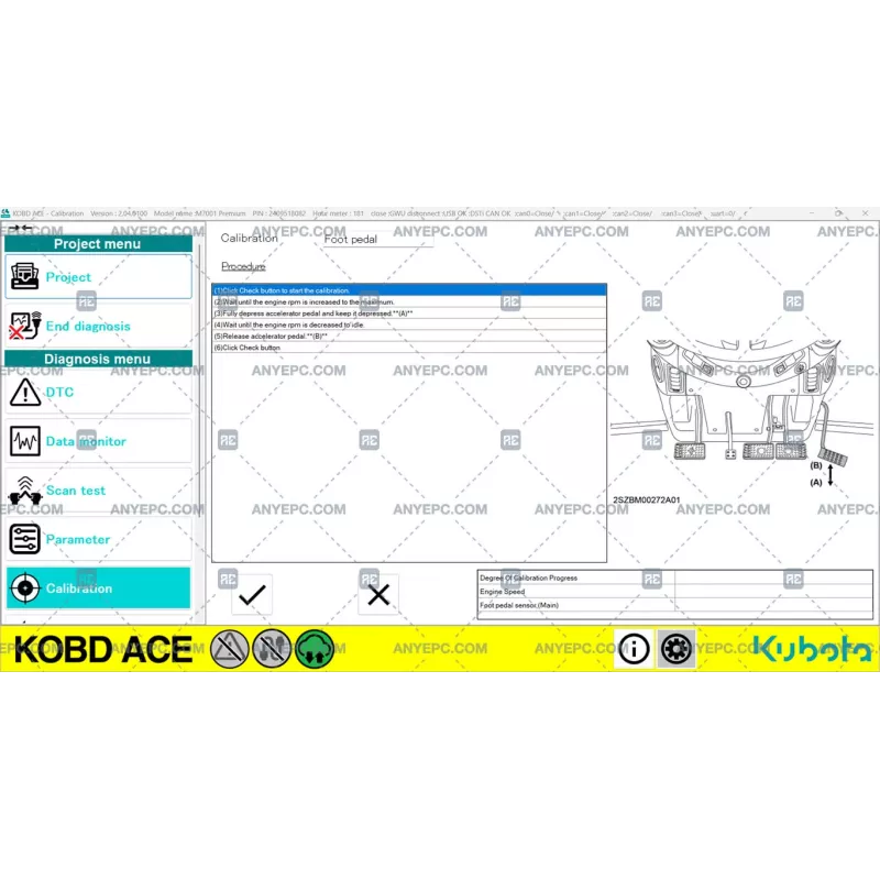 KUBOTA ON BOARD DIAGNOSTIC ACE v2.04.0100 [2024.01]