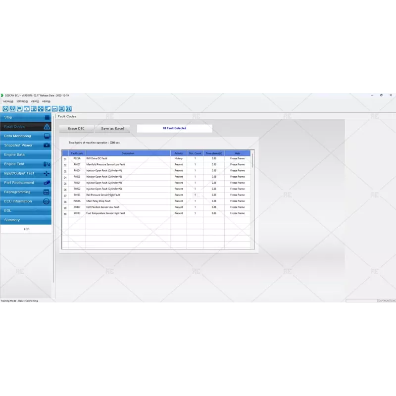 HYUNDAI INFRACORE G2 SCAN ECU 2.17 [2023.12]