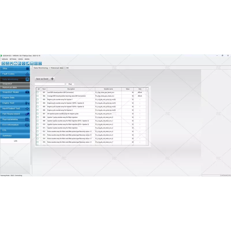 HYUNDAI INFRACORE G2 SCAN ECU 2.17 [2023.12]