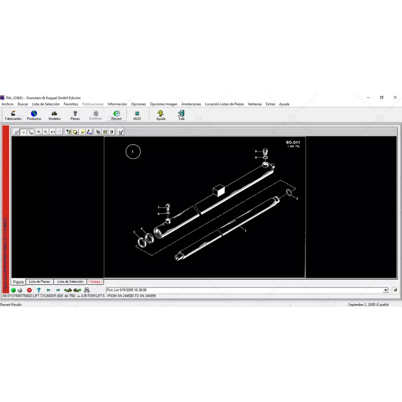 OREINSTEIN & KOPPEL GMBH (O&K) 2005.09
