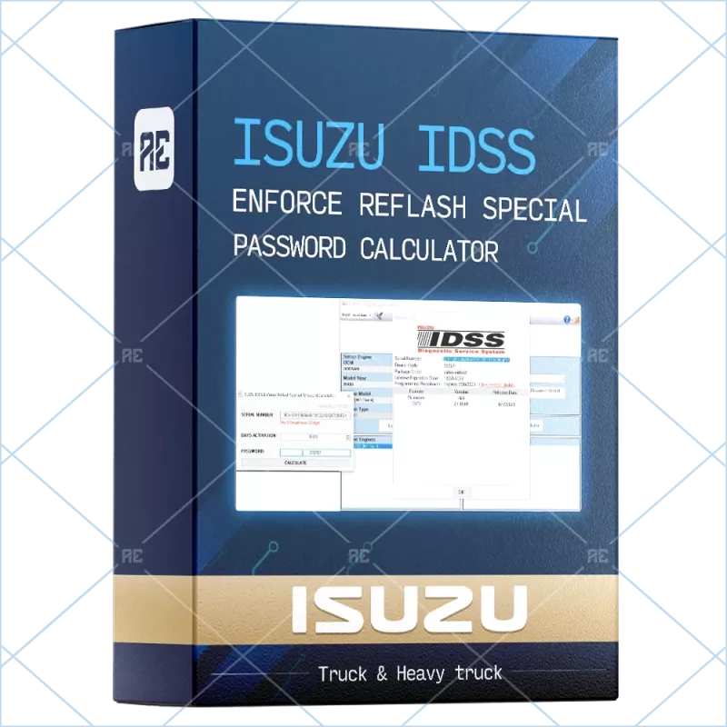 ISUZU IDSS ENFORCE REFLASH SPECIAL PASSWORD CALCULATOR