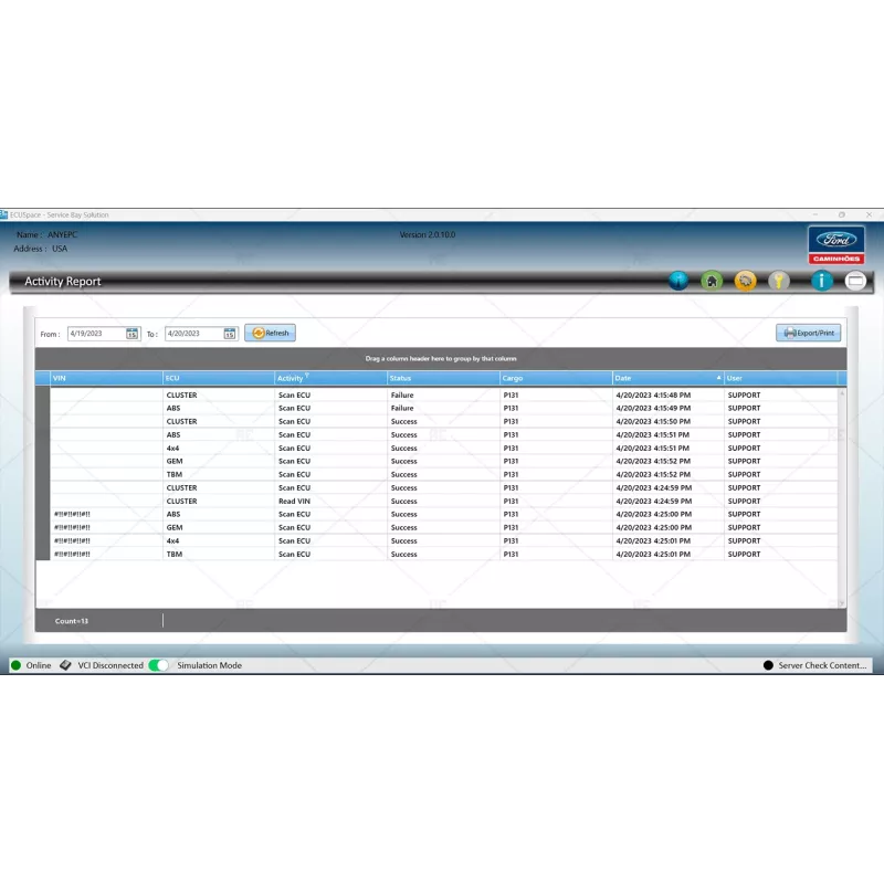 FORD ECUSPACE SERVICE BAY SOLUTION 2.0.10.0 [2023.09]