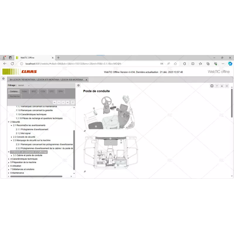 CLAAS WEBTIC OFFLINE FRENCH 4.4.94 [2023.09]