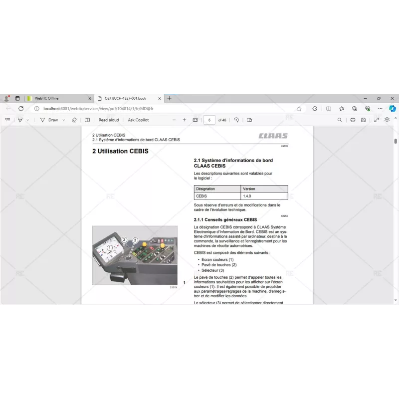 CLAAS WEBTIC OFFLINE FRENCH 4.4.94 [2023.09]