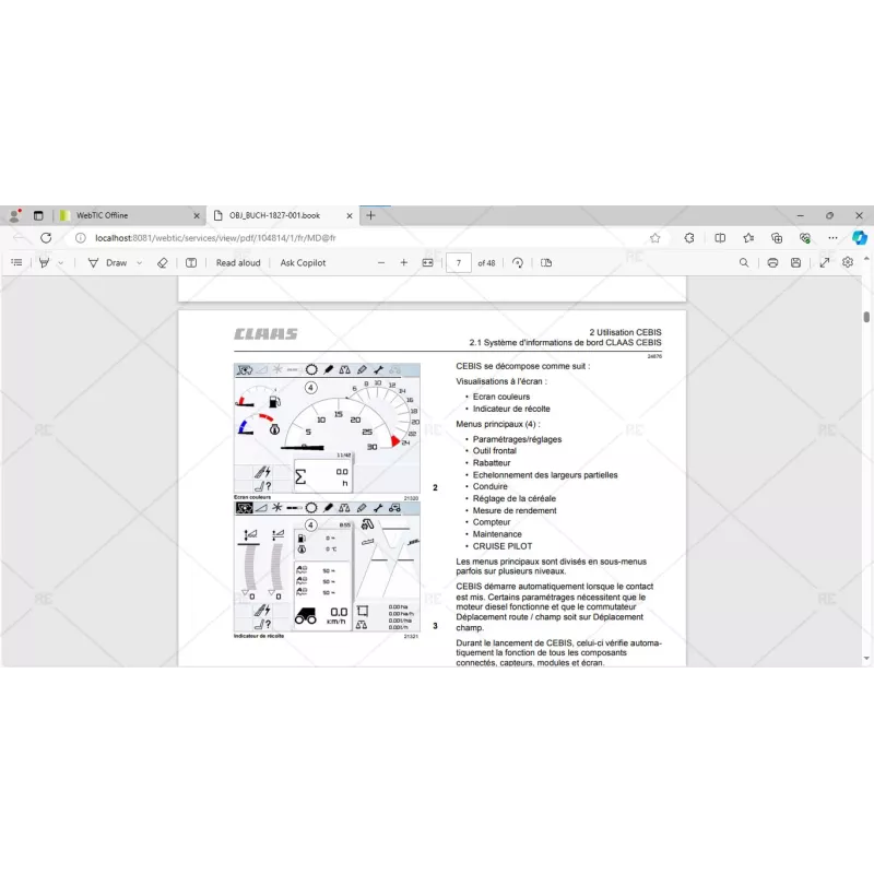 CLAAS WEBTIC OFFLINE FRENCH 4.4.94 [2023.09]