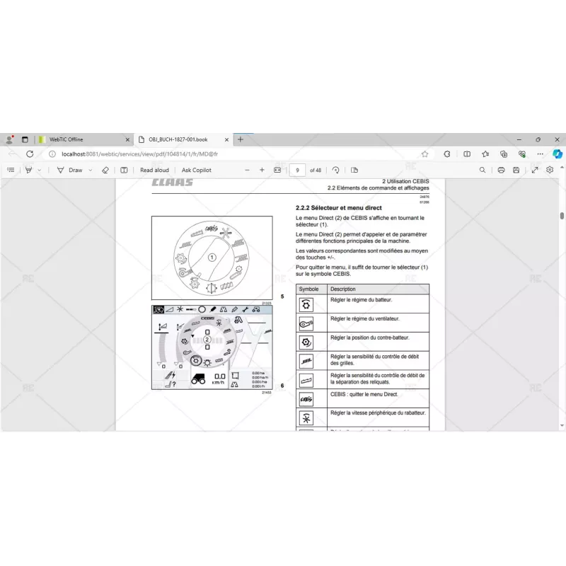 CLAAS WEBTIC OFFLINE FRENCH 4.4.94 [2023.09]