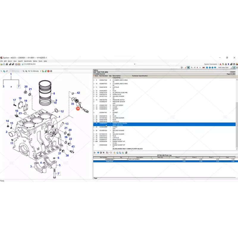 VALTRA AG SOUTH AMERICA PARTS BOOKS & WORKSHOP MANUAL 2020.03