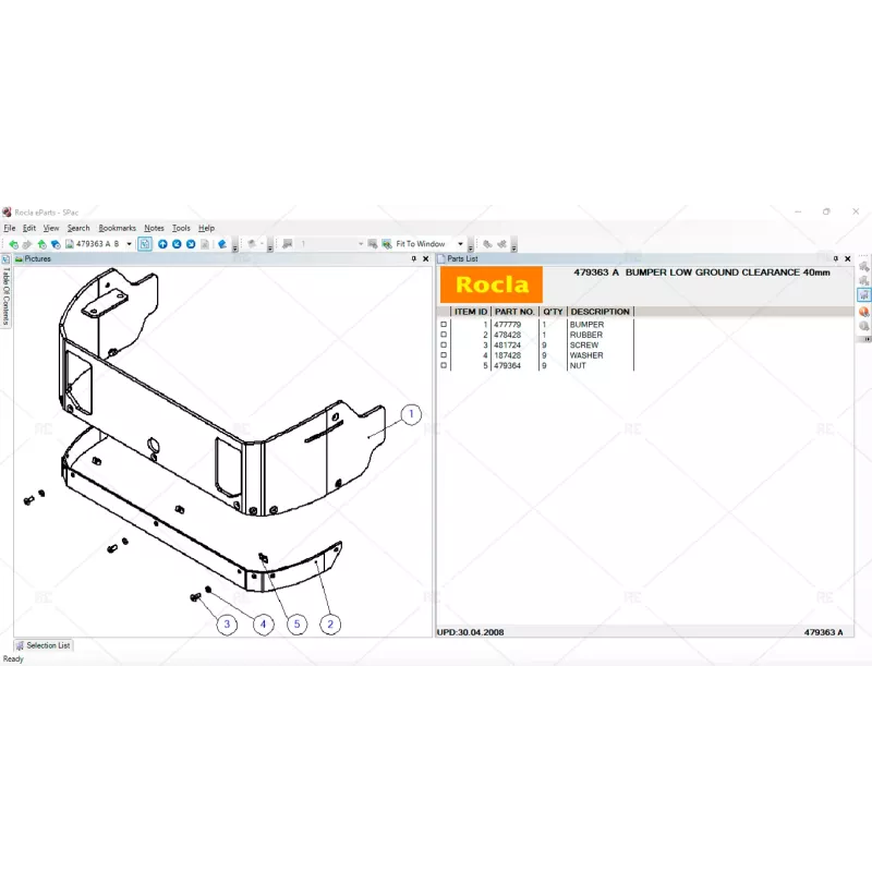 ROCLA FORKLIFT ePARTS 5.4 5.4