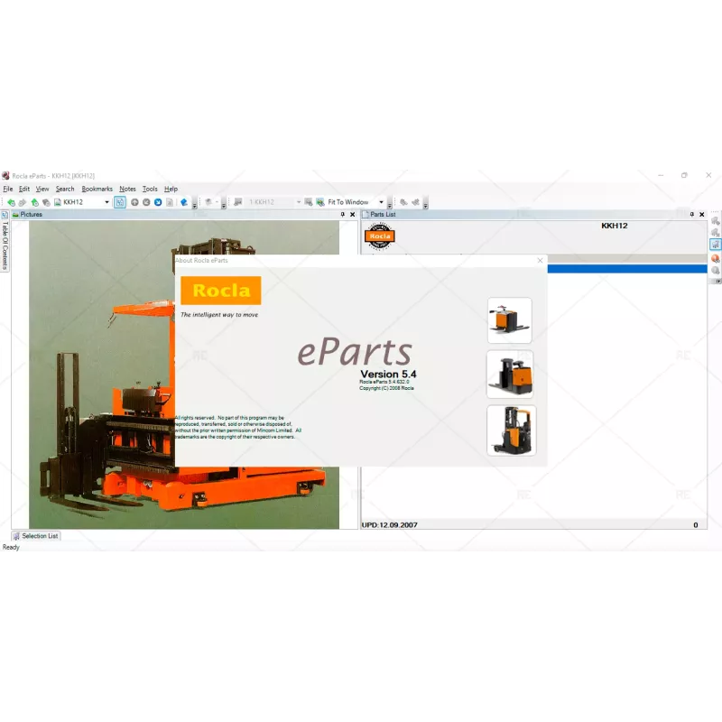 ROCLA FORKLIFT ePARTS 5.4 5.4