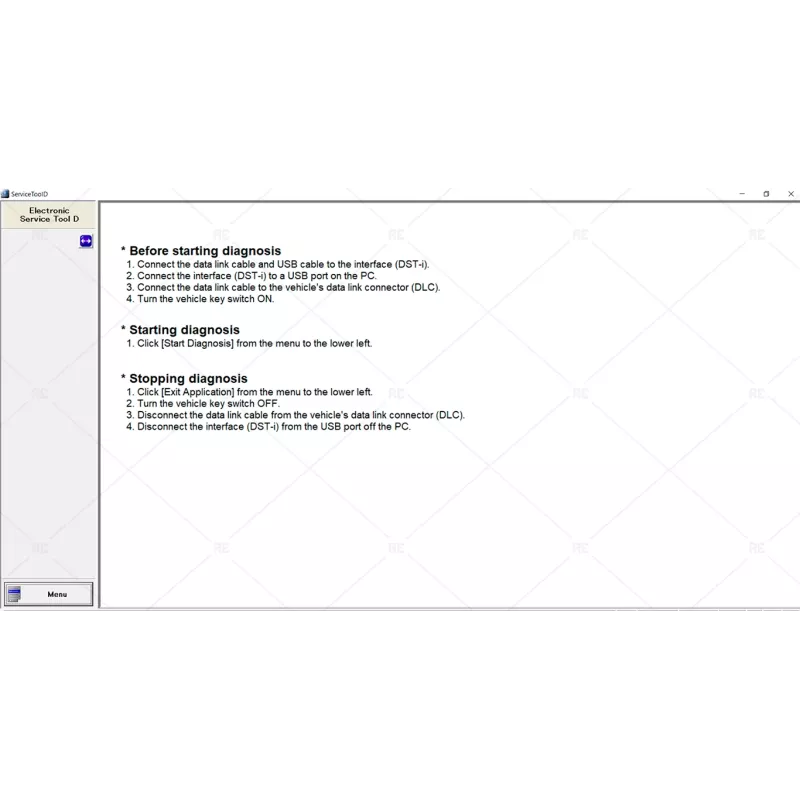 IHI SHIBAURA ELECTRONIC SERVICE TOOL D 1.0.9