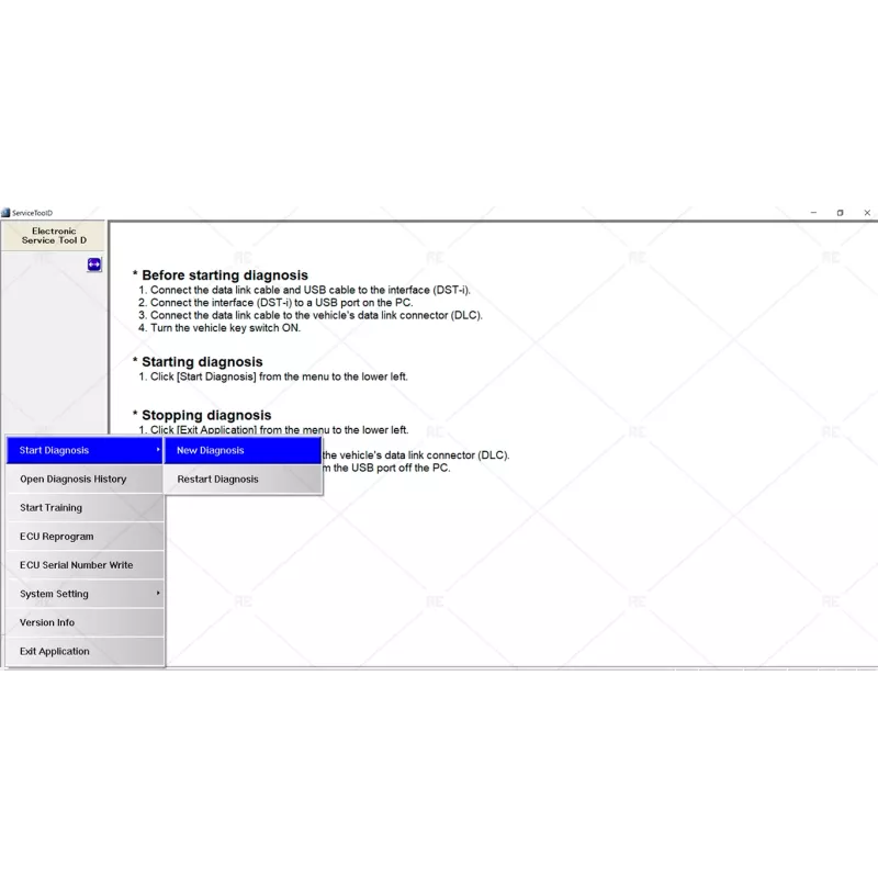 IHI SHIBAURA ELECTRONIC SERVICE TOOL D 1.0.9