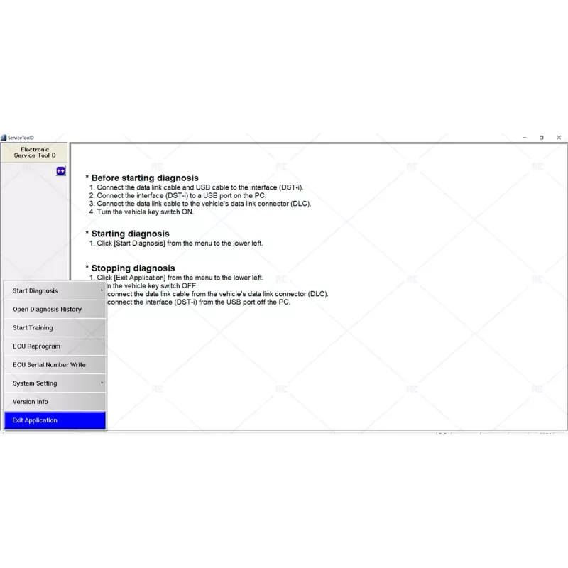 IHI SHIBAURA ELECTRONIC SERVICE TOOL D 1.0.9