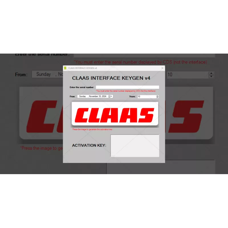 CDS INTERFACE ACTIVATION CODE v4