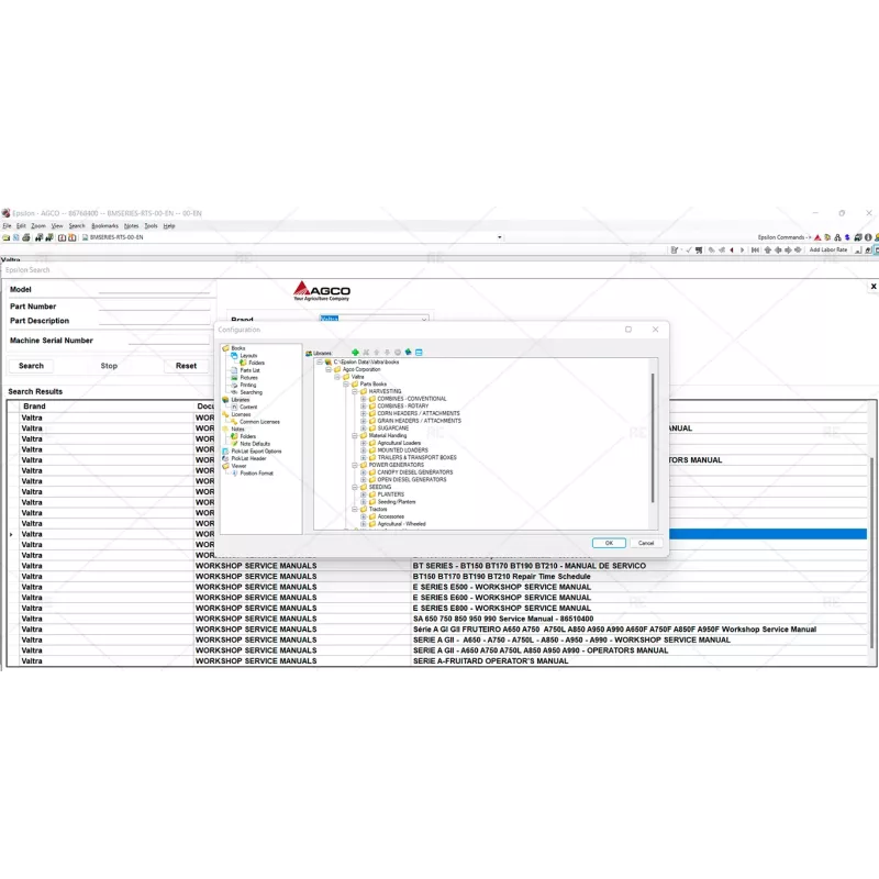 VALTRA AUSTRALIA AG PARTS BOOK & WORKSHOP SERVICE MANUALS 2019.05