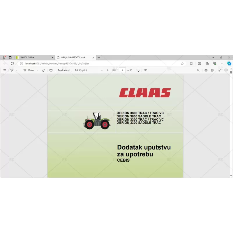 CLAAS WEBTIC OFFLINE SERBIAN 4.4.94 [2023.08]