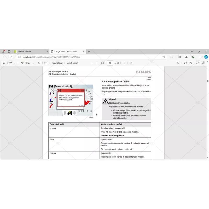 CLAAS WEBTIC OFFLINE SERBIAN 4.4.94 [2023.08]