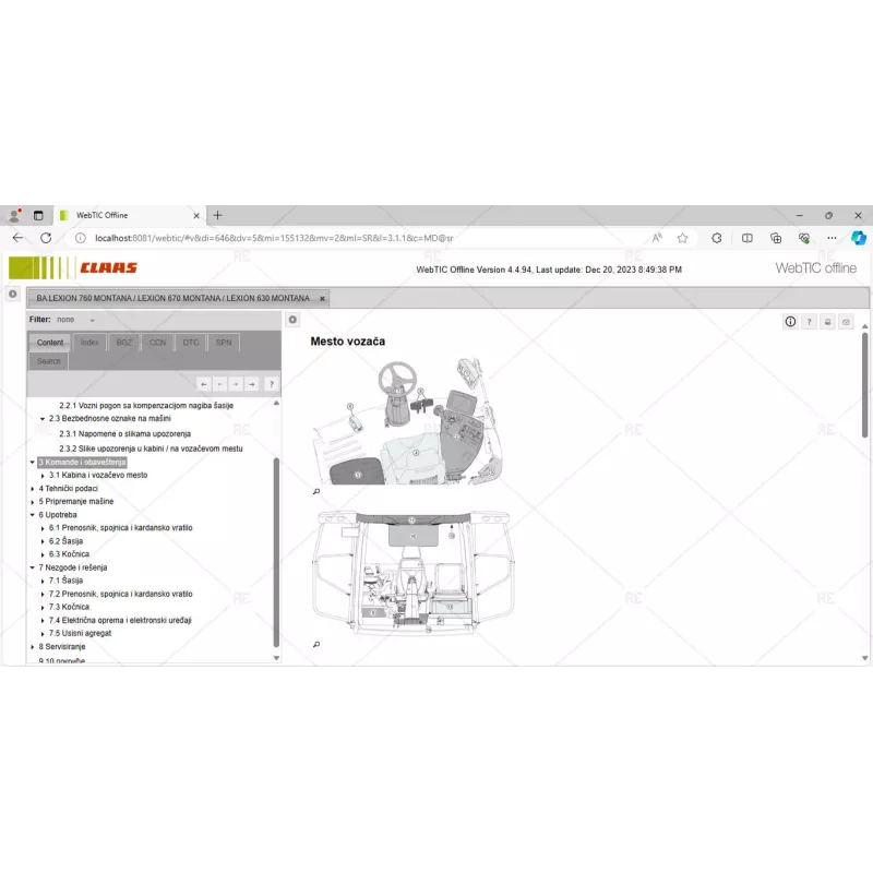 CLAAS WEBTIC OFFLINE SERBIAN 4.4.94 [2023.08]