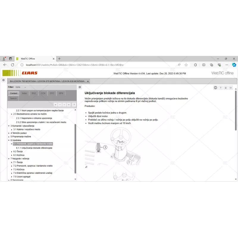 CLAAS WEBTIC OFFLINE SERBIAN 4.4.94 [2023.08]