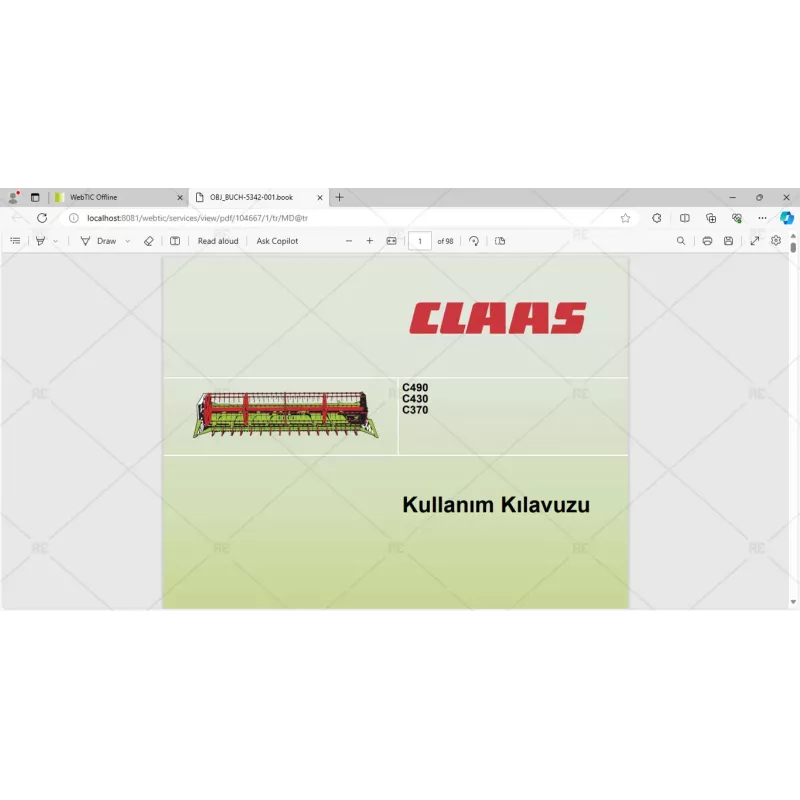 CLAAS WEBTIC OFFLINE TURKISH 4.4.94 [2023.08]