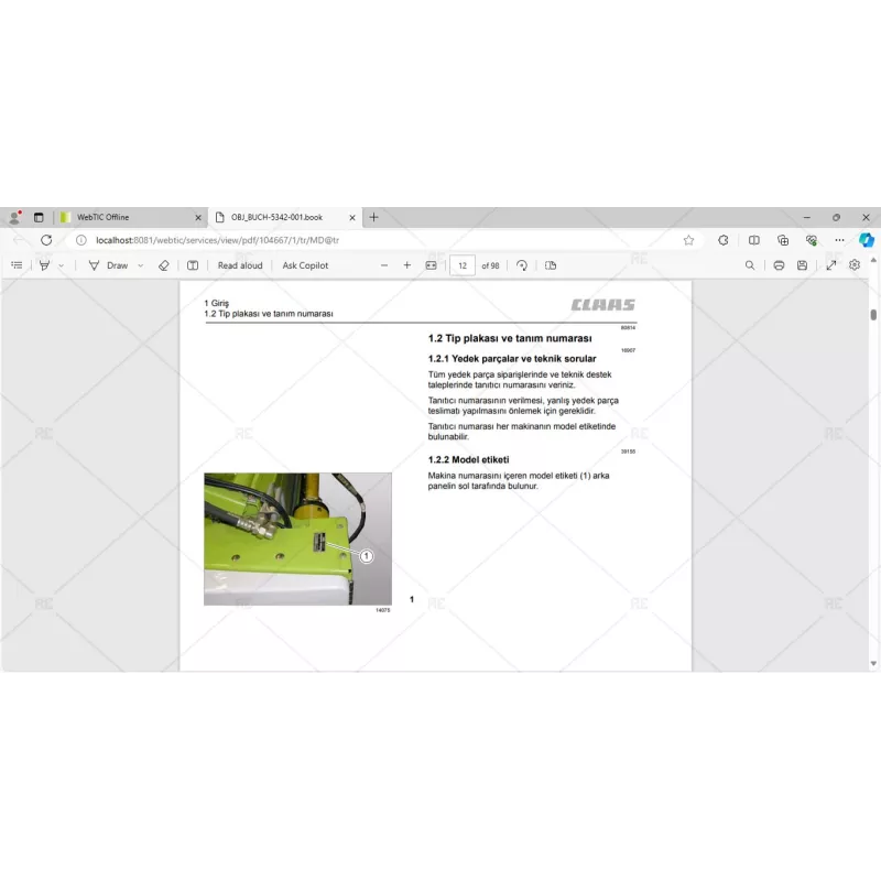CLAAS WEBTIC OFFLINE TURKISH 4.4.94 [2023.08]