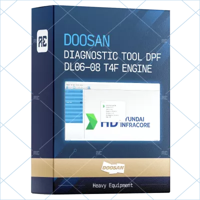 DOOSAN DIAGNOSTIC TOOL DPF DL06-08 T4F ENGINE 01.20 [2023.06]