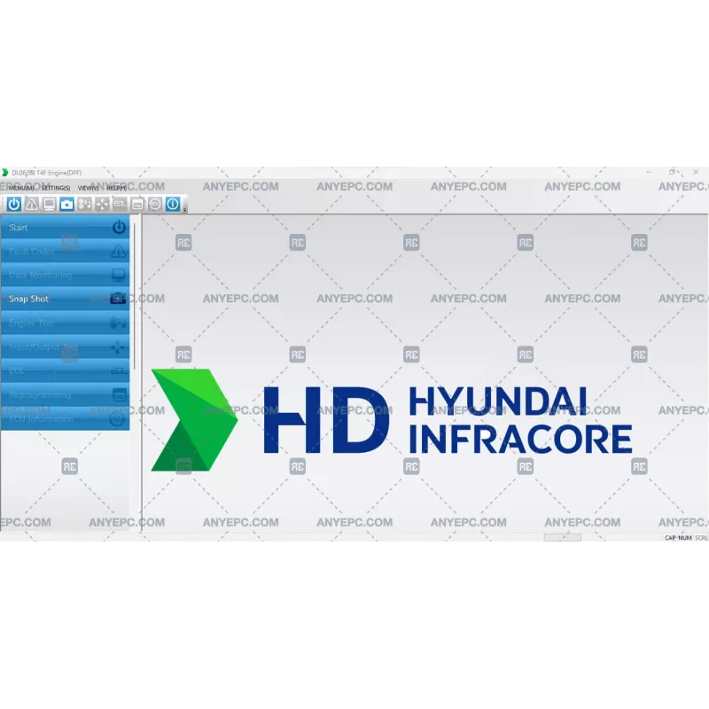 DOOSAN DIAGNOSTIC TOOL DPF DL06-08 T4F ENGINE 01.20 [2023.06]