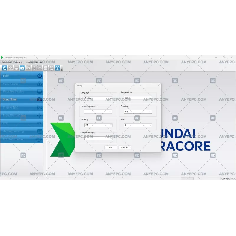 DOOSAN DIAGNOSTIC TOOL DPF DL06-08 T4F ENGINE 01.20 [2023.06]