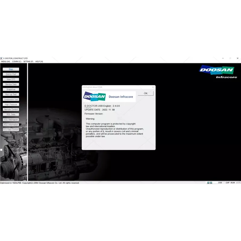 DOOSAN E-DOCTOR CONSTRUCT STANDARD 2.4.0.7 [2023.06]