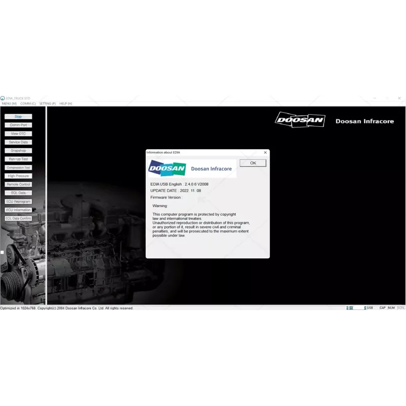 DOOSAN EDIA TRUCK STANDARD 2.4.0.7 [2023.06]