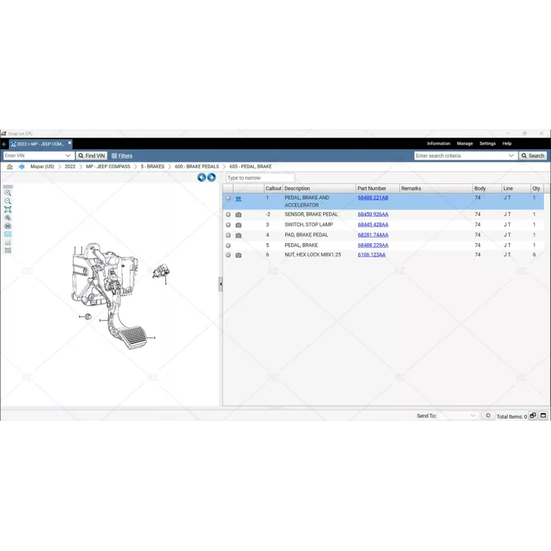 CHRYSLER FCA SNAP-ON EPC 4.2.1.0 [2023.06]