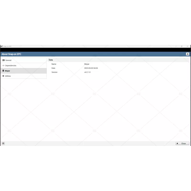 CHRYSLER FCA SNAP-ON EPC 4.2.1.0 [2023.06]