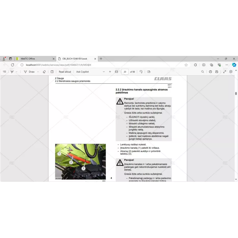 CLAAS WEBTIC OFFLINE LITHUANIAN 4.4.94 [2023.05]
