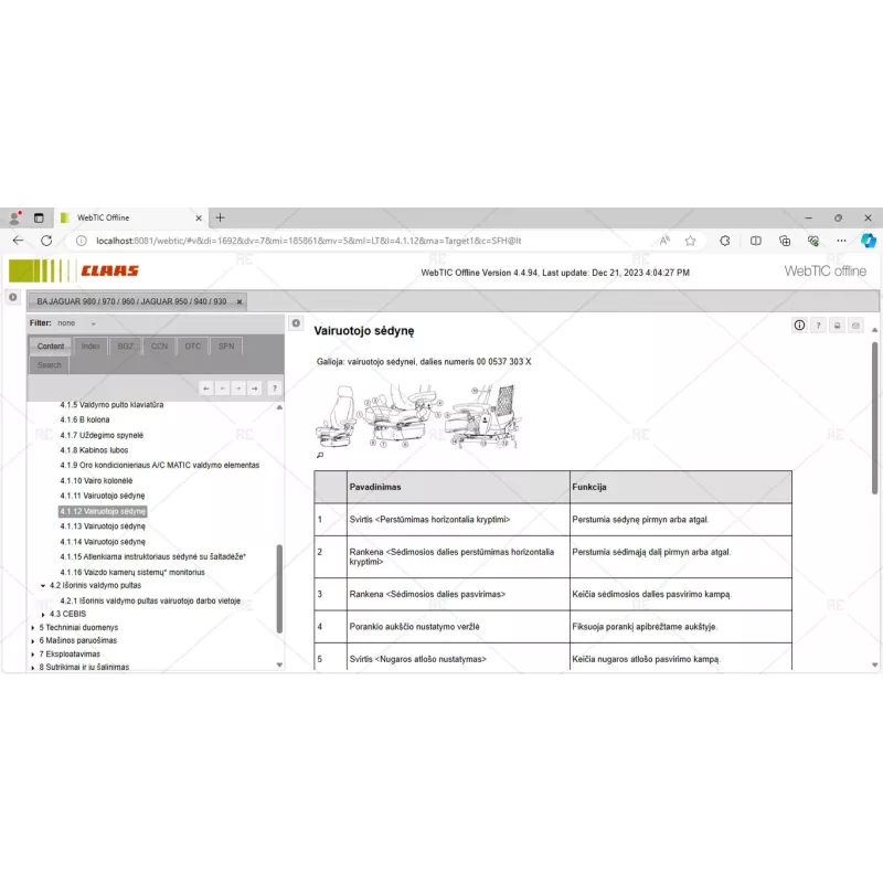 CLAAS WEBTIC OFFLINE LITHUANIAN 4.4.94 [2023.05]