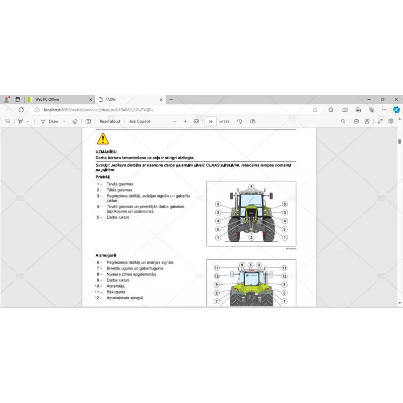 CLAAS WEBTIC OFFLINE LATVIAN 4.4.94 [2023.05]