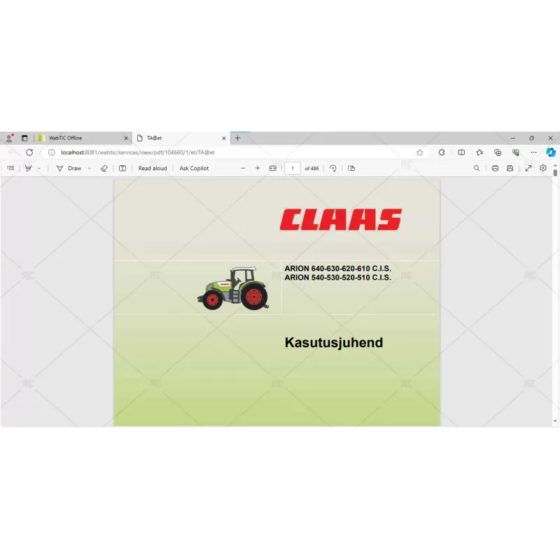 CLAAS WEBTIC OFFLINE ESTONIAN 4.4.94 [2023.05]