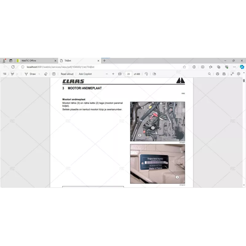 CLAAS WEBTIC OFFLINE ESTONIAN 4.4.94 [2023.05]