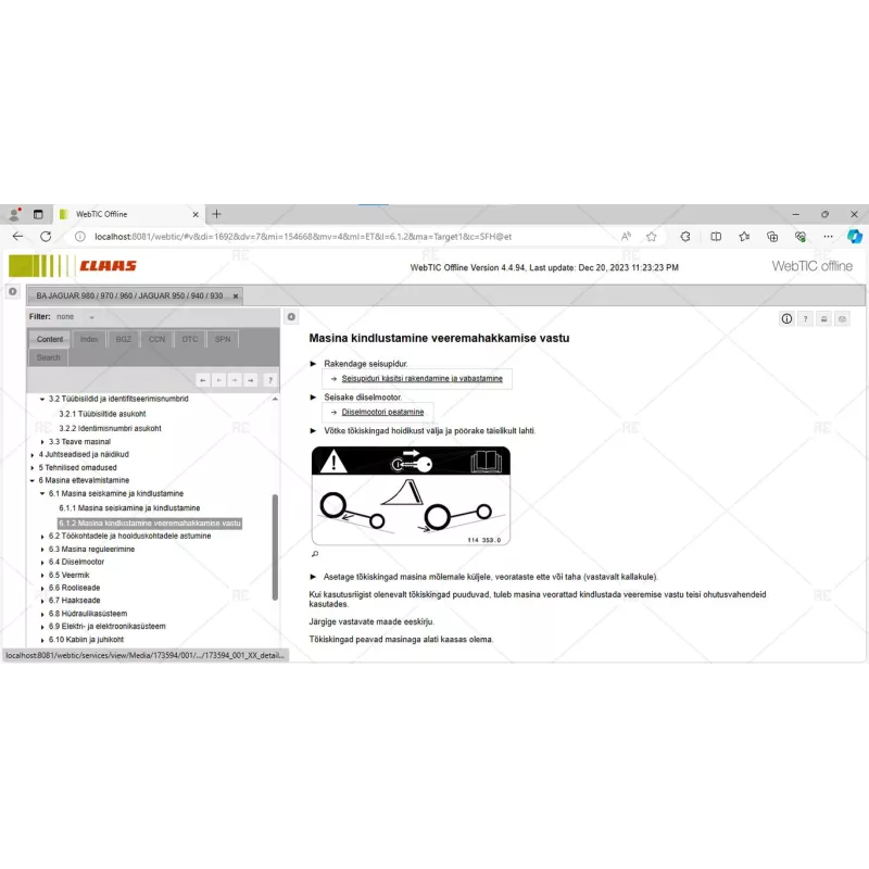 CLAAS WEBTIC OFFLINE ESTONIAN 4.4.94 [2023.05]