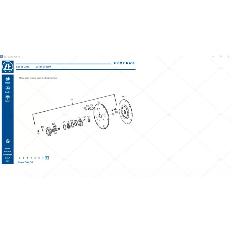 ZF MARINE PARTS CATALOG 2023.05