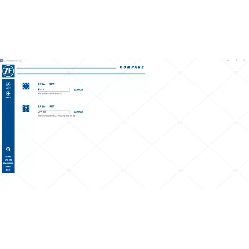 ZF MARINE PARTS CATALOG 2023.05