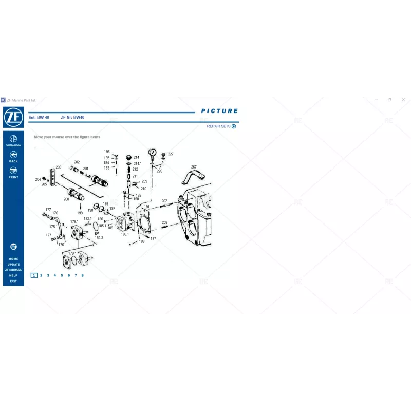 ZF MARINE PARTS CATALOG 2023.05